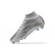 Nike Air Zoom Mercurial Superfly Ix Elite Fg Silver For Men High-top Football Cleats