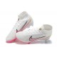 Nike Air Zoom Mercurial Superfly Ix Elite Fg White Pink For Men High-top Football Cleats