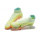 Nike Air Zoom Mercurial Superfly Ix Elite Fg Yellow Prange For Men High-top Football Cleats 