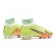 Nike Air Zoom Mercurial Superfly Ix Elite Fg Yellow Prange For Men High-top Football Cleats