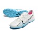 Nike Air Zoom Mercurial Vapor XV Academy TF Low White Blue Women Men Soccer Cleats