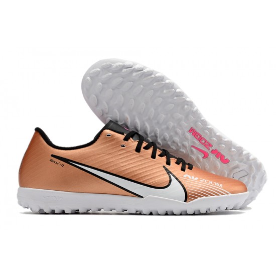 Nike Air Zoom Mercurial Vapor XV Academy TF Low-top Brown Women Men Soccer Cleats