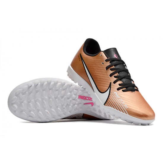 Nike Air Zoom Mercurial Vapor XV Academy TF Low-top Brown Women Men Soccer Cleats