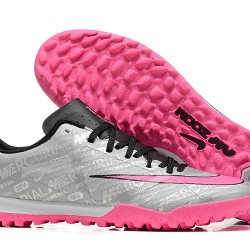 Nike Air Zoom Mercurial Vapor XV Academy TF Low-top Grey Pink Men Soccer Cleats 