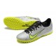 Nike Air Zoom Mercurial Vapor XV Academy TF Low-top Grey Yellow Men Soccer Cleats 