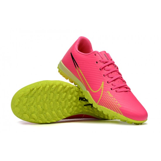 Nike Air Zoom Mercurial Vapor XV Academy TF Low-top Pink Women Men Soccer Cleats 