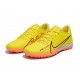 Nike Air Zoom Mercurial Vapor XV Academy TF Low-top Yellow Women And Men Soccer Cleats