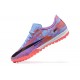 Nike Air Zoom Mercurial Vapor XV Academy TF Purple Pink White Orange For Men Low-top Soccer Cleats 