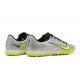 Nike Air Zoom Mercurial Vapor XV Academy TF Silver Green Yellow For Men Low-top Soccer Cleats 