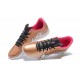 Nike Air Zoom Mercurial Vapor XV Academy TF White Pink Gold For Men Low-top Soccer Cleats