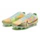 Nike Air Zoom Mercurial Vapor XV Elite AG Low-top Khaki Green Women And Men Soccer Cleats