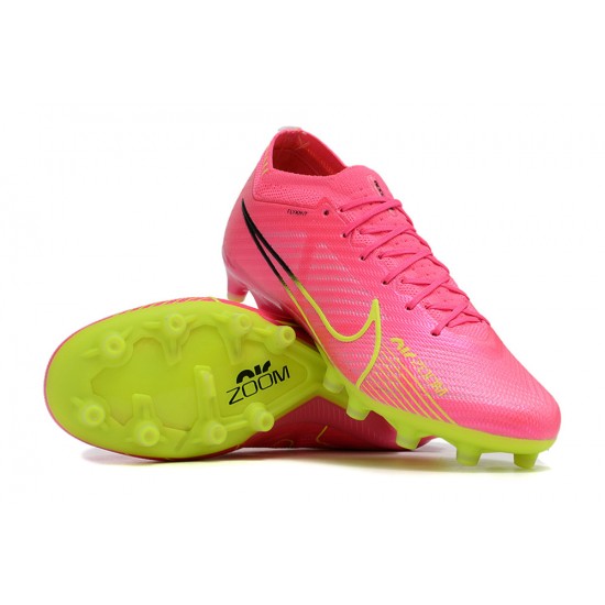 Nike Air Zoom Mercurial Vapor XV Elite AG Low-top Pink Women And Men Soccer Cleats 