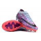 Nike Air Zoom Mercurial Vapor XV Elite AG Low-top Purple Grey Women And Men Soccer Cleats 