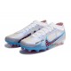 Nike Air Zoom Mercurial Vapor XV Elite AG Low-top White Blue Pink Women And Men Soccer Cleats 