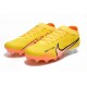 Nike Air Zoom Mercurial Vapor XV Elite AG Low-top Yellow Women And Men Soccer Cleats 