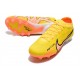 Nike Air Zoom Mercurial Vapor XV Elite AG Low-top Yellow Women And Men Soccer Cleats