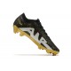 Nike Air Zoom Mercurial Vapor XV Elite FG Black Gold White For Men Low-top Soccer Cleats 