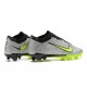 Nike Air Zoom Mercurial Vapor XV Elite FG Black Gray Green For Men Low-top Soccer Cleats