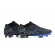 Nike Air Zoom Mercurial Vapor XV Elite FG Black White Blue For Men Low-top Soccer Cleats