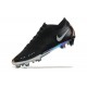 Nike Air Zoom Mercurial Vapor XV Elite FG Black White Gold For Men Low-top Soccer Cleats 