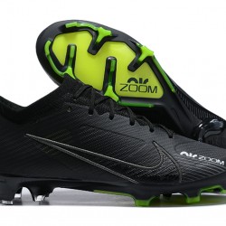 Nike Air Zoom Mercurial Vapor XV Elite FG Black Yellow For Men Low-top Soccer Cleats 