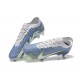 Nike Air Zoom Mercurial Vapor XV Elite FG Blue Gray Yellow For Men Low-top Soccer Cleats 