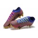 Nike Air Zoom Mercurial Vapor XV Elite FG Blue Pink Glod For Men Low-top Soccer Cleats 
