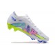 Nike Air Zoom Mercurial Vapor XV Elite FG Green Pink White Gold For Men Low-top Soccer Cleats 