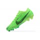 Nike Air Zoom Mercurial Vapor XV Elite FG LightGreen For Men Low-top Soccer Cleats 