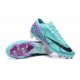 Nike Air Zoom Mercurial Vapor XV Elite FG LightGreen Purple Black For Men Low-top Soccer Cleats 