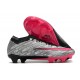 Nike Air Zoom Mercurial Vapor XV Elite FG Low Black Sliver Piink Women And Men Soccer Cleats