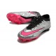 Nike Air Zoom Mercurial Vapor XV Elite FG Low Black Sliver Piink Women And Men Soccer Cleats