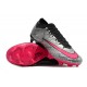 Nike Air Zoom Mercurial Vapor XV Elite FG Low Black Sliver Piink Women And Men Soccer Cleats