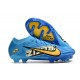 Nike Air Zoom Mercurial Vapor XV Elite FG Low Blue Yellow Men Soccer Cleats