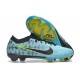 Nike Air Zoom Mercurial Vapor XV Elite FG Low-top Black Blue Yellow Women And Men Soccer Cleats 