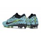 Nike Air Zoom Mercurial Vapor XV Elite FG Low-top Black Blue Yellow Women And Men Soccer Cleats