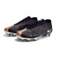 Nike Air Zoom Mercurial Vapor XV Elite FG Low-top Black Brown White Men Soccer Cleats