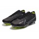 Nike Air Zoom Mercurial Vapor XV Elite FG Low-top Black Green Men Soccer Cleats 