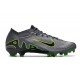 Nike Air Zoom Mercurial Vapor XV Elite FG Low-top Black Grey Green Women And Men Soccer Cleats