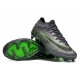 Nike Air Zoom Mercurial Vapor XV Elite FG Low-top Black Grey Green Women And Men Soccer Cleats