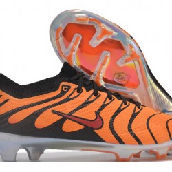 Nike Air Zoom Mercurial Vapor XV Elite FG Low-top Black Orange Women And Men Soccer Cleats 