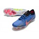 Nike Air Zoom Mercurial Vapor XV Elite FG Low-top Black Pink Blue Men Soccer Cleats