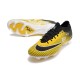 Nike Air Zoom Mercurial Vapor XV Elite FG Low-top Black White Yellow Women And Men Soccer Cleats