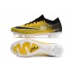 Nike Air Zoom Mercurial Vapor XV Elite FG Low-top Black White Yellow Women And Men Soccer Cleats