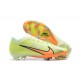 Nike Air Zoom Mercurial Vapor XV Elite FG Low-top Green Orange Men Soccer Cleats