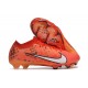 Nike Air Zoom Mercurial Vapor XV Elite FG Low-top Orange Red Black Women And Men Soccer Cleats