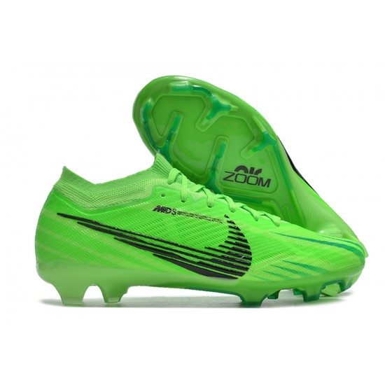 Nike Air Zoom Mercurial Vapor XV Elite FG Low-top Turqoise Green Women And Men Soccer Cleats