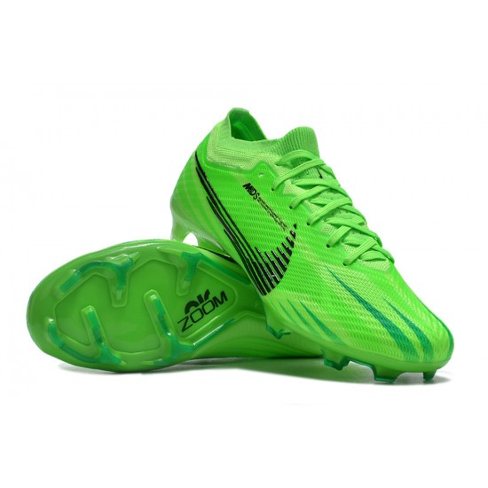 Nike Air Zoom Mercurial Vapor XV Elite FG Low-top Turqoise Green Women And Men Soccer Cleats