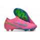 Nike Air Zoom Mercurial Vapor XV Elite FG Low-top Turqoise Pink Green Women And Men Soccer Cleats