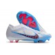 Nike Air Zoom Mercurial Vapor XV Elite FG Low-top White Blue Pink Men Soccer Cleats